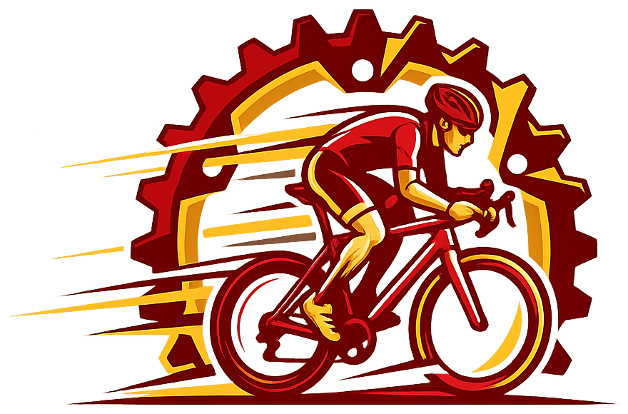 Logotipo sem fundo da Ciclo Vila Bike Shop, bicicletaria em Vila Galvão